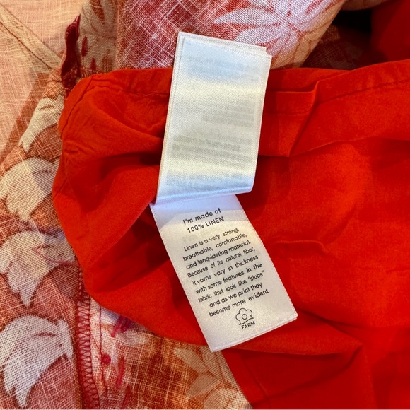 FARM RIO Summer Sunrise Embroidered Linen Maxi Dress - Picture 16 of 17